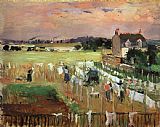 Berthe Morisot Wall Art - Hanging out the Laundry to Dry